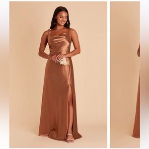 NWT Birdy Grey Lisa Long Bridesmaid Dress in S RUST